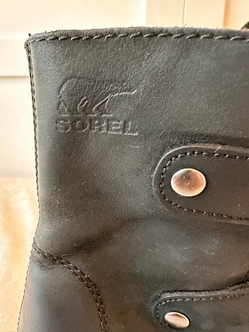 Sorel JOAN OF ARCTIC Wedge Lace Up Winter Boots Black 1627141-011 Women’s 5 - Picture 2 of 16